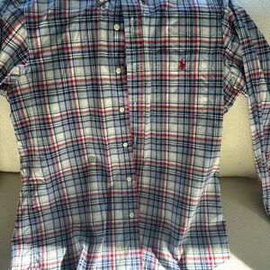Ralph Lauren Red and Blue Checkered Shirt